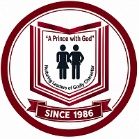 A 'PRINCE WITH GOD' NURSERY AND PRIMARY SCHOOL logo
